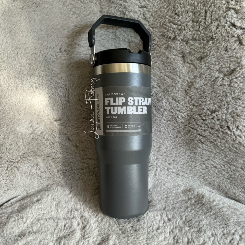 Stanley IceFlow Flip Straw Tumbler - Charcoal